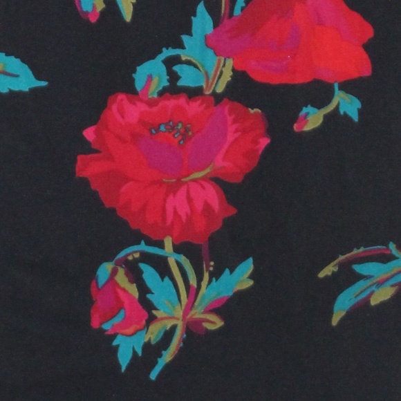 Express, Vintage flower stretch skirt size3/4 B4 - Picture 6 of 6